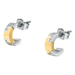 Gioielli In Acciaio|Gioielli Donna<Trussardi ORECCHINI T-LOGO - TJAXC71