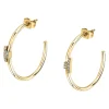 Orecchini In Acciaio<Trussardi ORECCHINI T-LOGO - TJAXC83