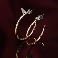 Gioielli Donna<Trussardi ORECCHINI T-LOGO - TJAXC31