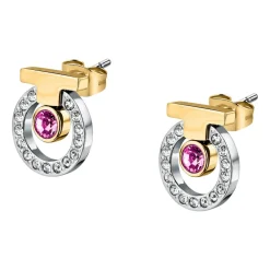 Gioielli In Acciaio<Trussardi ORECCHINI T-LOGO - TJAXC60