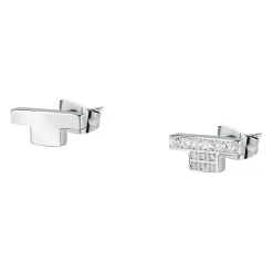 Gioielli Donna<Trussardi ORECCHINI T-LOGO - TJAXC36