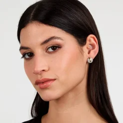 Orecchini|Orecchini In Acciaio<Trussardi ORECCHINI T-ROUND - TJAYF14