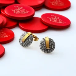 Orecchini|Orecchini In Acciaio<Trussardi ORECCHINI T-ROUND - TJAYF14