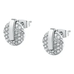 Orecchini|Orecchini In Acciaio<Trussardi ORECCHINI T-ROUND - TJAYF15