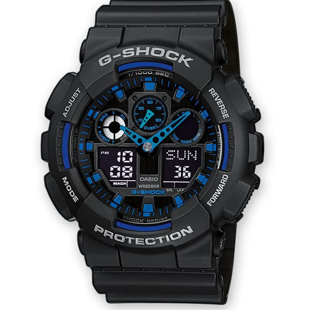 Scopri Tutti Gli Orologi|Orologi Donna<G-Shock Orologio SHOCK-RESISTANT - GA-100-1A2ER