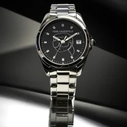 Orologi Donna|Tempo E Data<Karl Lagerfeld OROLOGIO ROUND ESSENTIALS - R0553101516